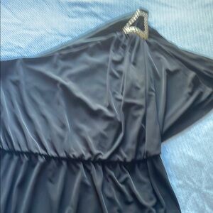 Laundry By Shelli Segal Black Asymmetrical Dress